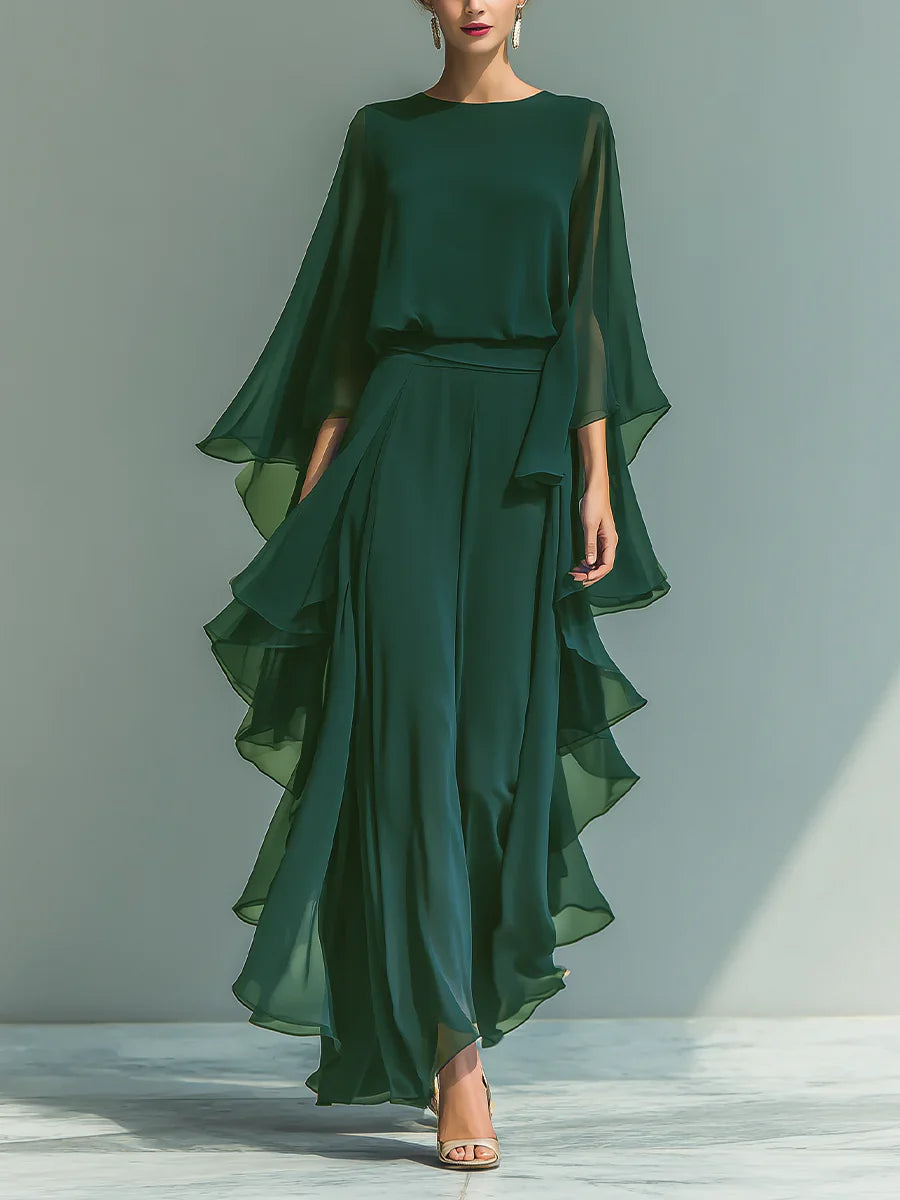 Auris | Conjunto elegante con volante