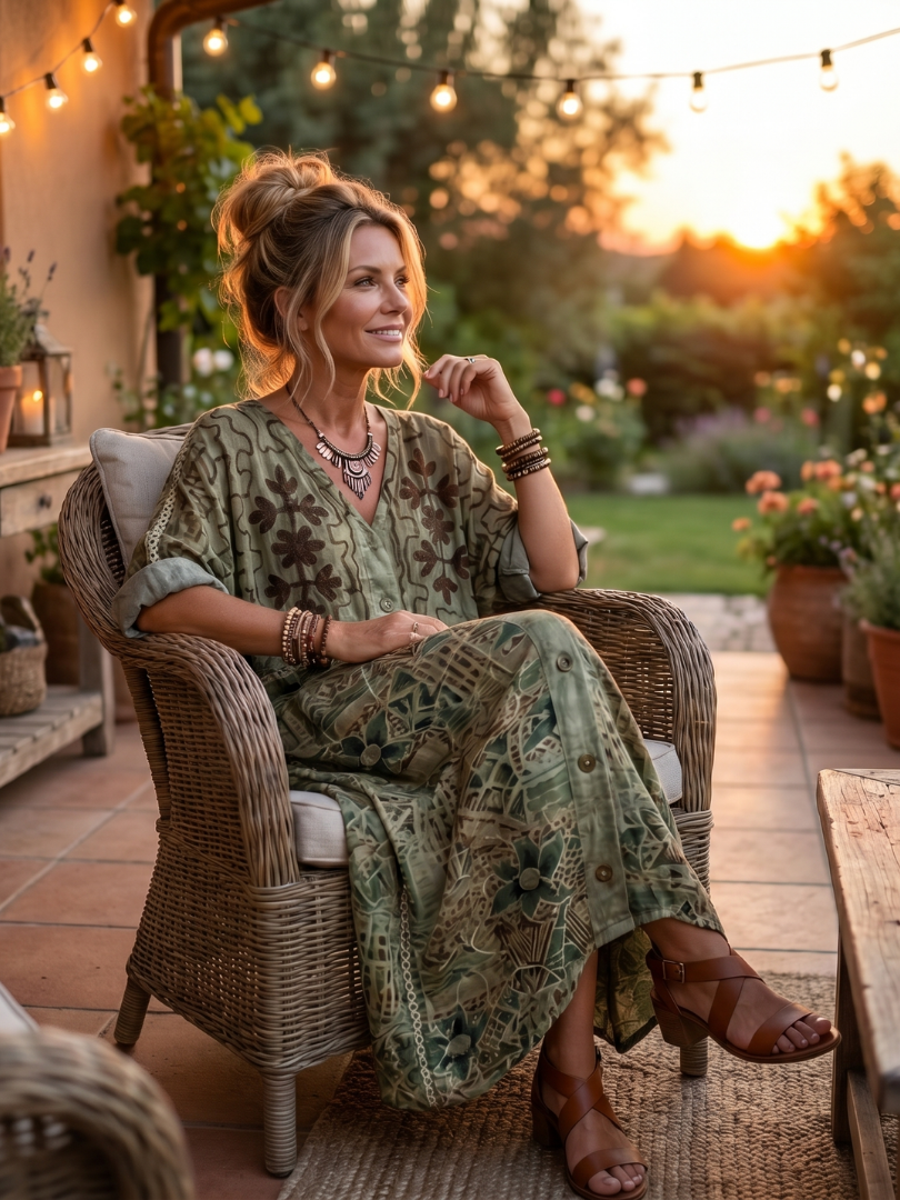 Cristina | Vestido con botones