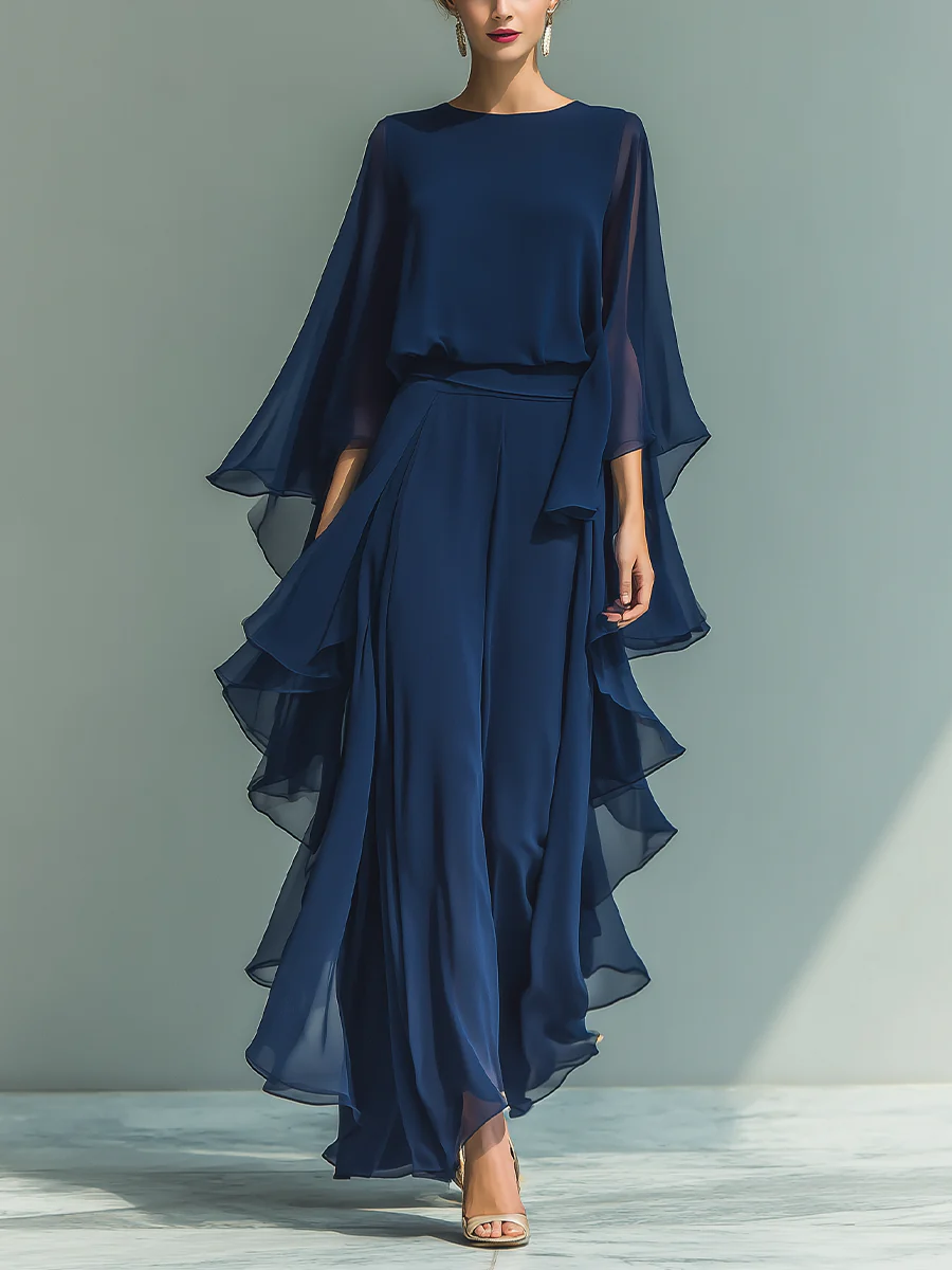 Auris | Conjunto elegante con volante