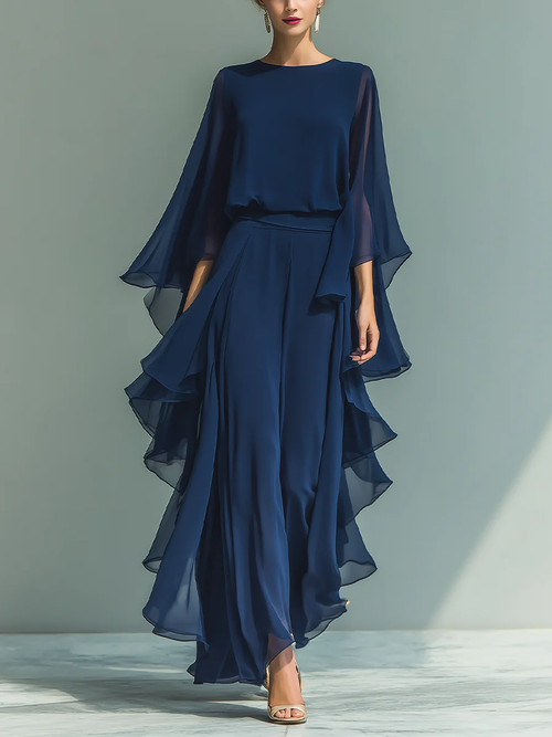 Auris | Conjunto elegante con volante