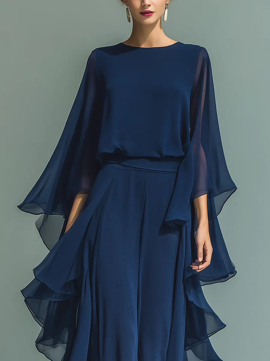 Auris | Conjunto elegante con volante